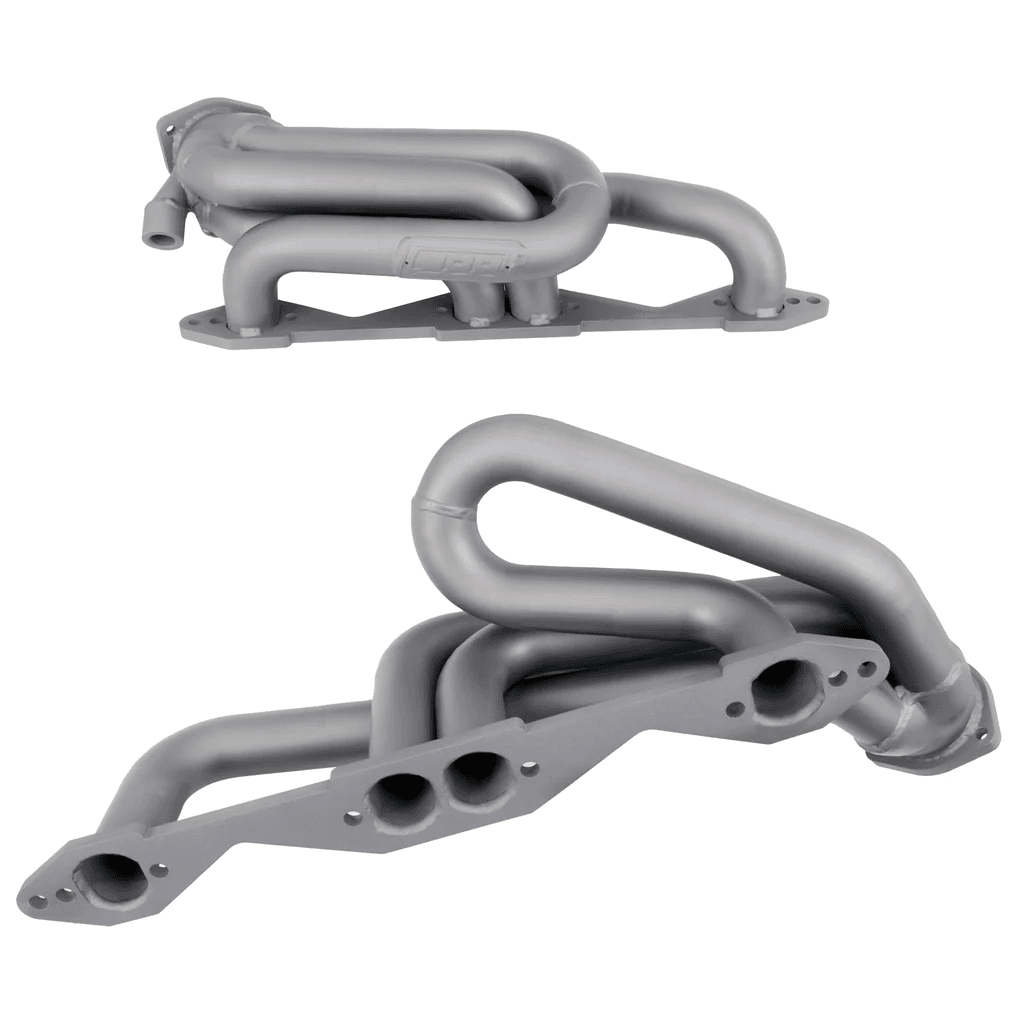 GM Truck/SUV 1996-1999 5.0L/5.7L BBK Performance Titanium Ceramic Shorty Headers 1-5/8" thumbnail 3