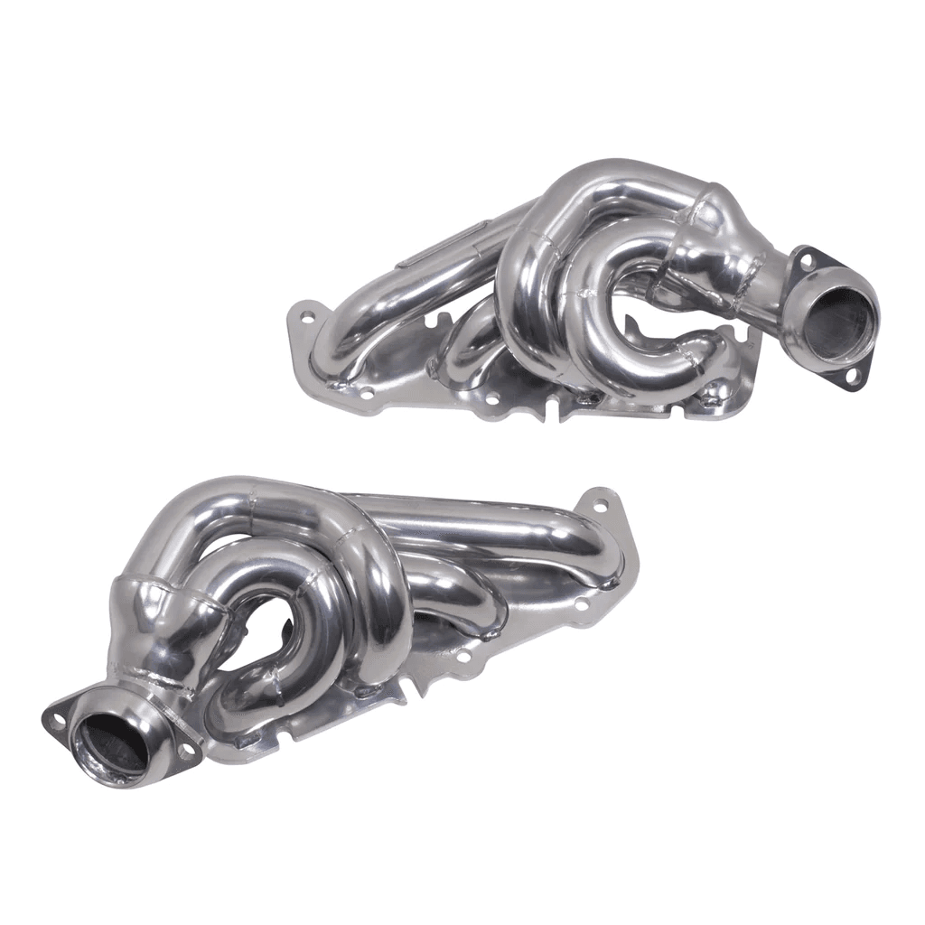 Ford F-150 2011-2014 5.0L Coyote BBK Performance Polished Silver Ceramic Shorty Headers 1-3/4" thumbnail 2