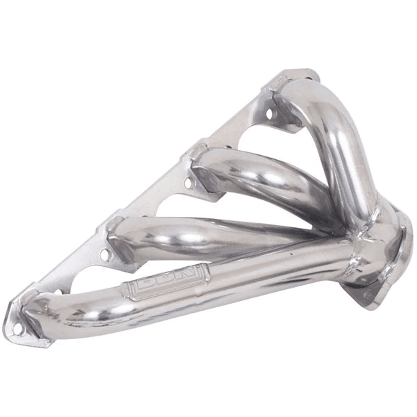 Ford F-150/Bronco 1987-1995 351W 5.8L BBK Performance Polished Silver Ceramic Shorty Headers 1-5/8" thumbnail 2