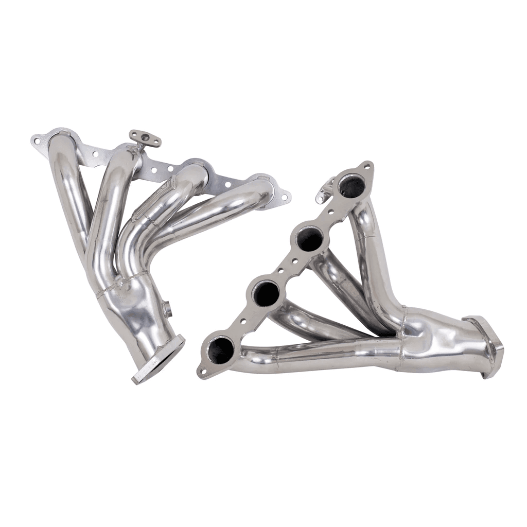 Chevy Corvette 1997-1999 LS1 5.7L BBK Performance Polished Silver Ceramic Shorty Headers 1-3/4" thumbnail 2