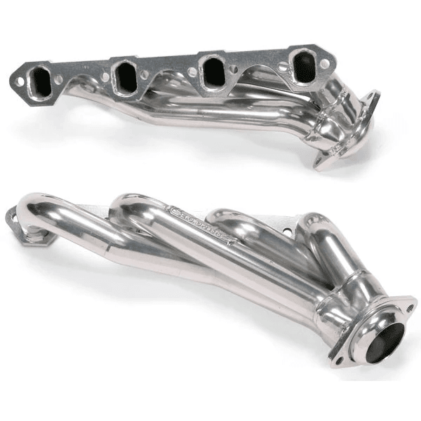 Ford Mustang GT 1986-1993 5.0L V8 BBK Performance Polished Silver Ceramic Shorty Headers 1-5/8" thumbnail 2