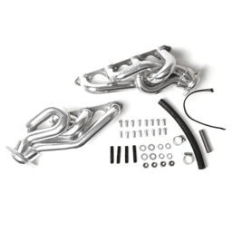 Ford Mustang GT 1986-1993 5.0L V8 BBK Performance Polished Silver Ceramic Shorty Headers 1-5/8"