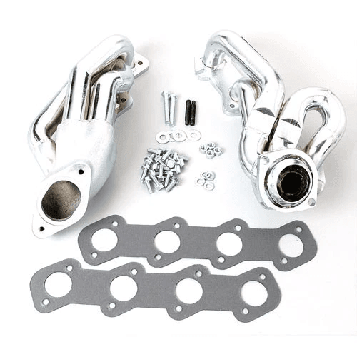 Ford Mustang GT 1996-2004 4.6L V8 BBK Performance Polished Silver Ceramic Shorty Headers 1-5/8" thumbnail 2