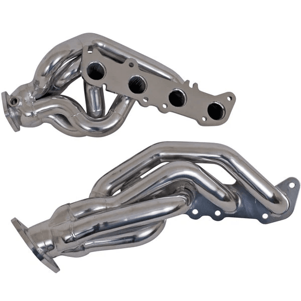 Ford Mustang GT 2011-2014 V8 BBK Performance Polished Silver Shorty Headers 1-3/4" thumbnail 2
