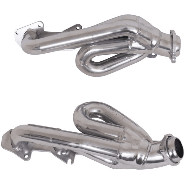 Dodge Ram 1500 5.7L Hemi 2003-2008 BBK Performance Polished Silver Ceramic Shorty Headers 1-3/4" thumbnail 2