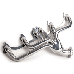 Jeep Wrangler/Cherokee 1991-1999 4.0L BBK Performance Polished Silver Ceramic Shorty Headers 1-1/2"