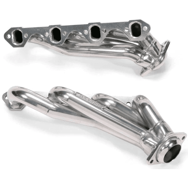 Ford Mustang 1979-1993 351W Swap BBK Performance Polished Silver Ceramic Shorty Headers 1-5/8" thumbnail 2