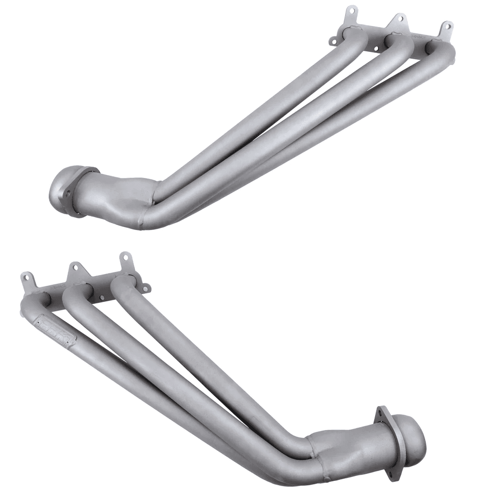 Chevy Camaro V6 2010-2011 BBK Performance Titanium Ceramic Long Tube Headers W/ High Flow Catted Connection Pipes 1-5/8" thumbnail 3