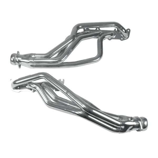 Ford Mustang 1979-2004 Coyote Swap BBK Performance Polished Silver Ceramic Long Tube Headers 1-3/4" thumbnail 2