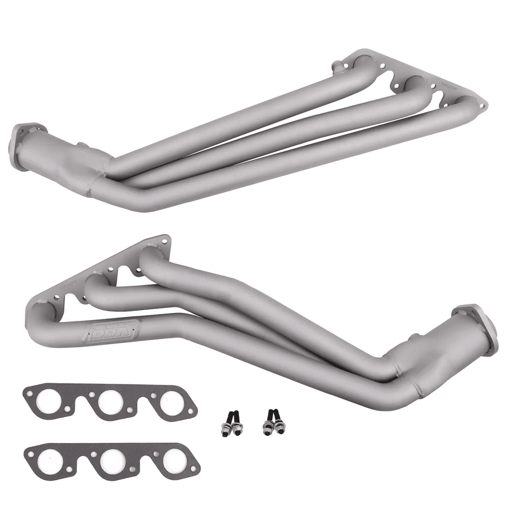 Ford Mustang 3.8L/3.9L V6 1999-2004 BBK Performance Polished Silver Ceramic Long Tube Headers 1-5/8"