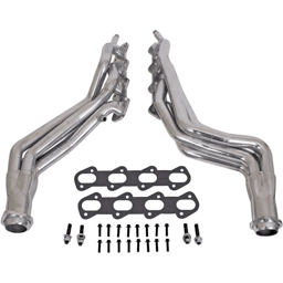 Ford Mustang Cobra 1996-1998 4.6L BBK Performance Polished Silver Ceramic Long Tube Headers 1-5/8" - For Manual Transmission