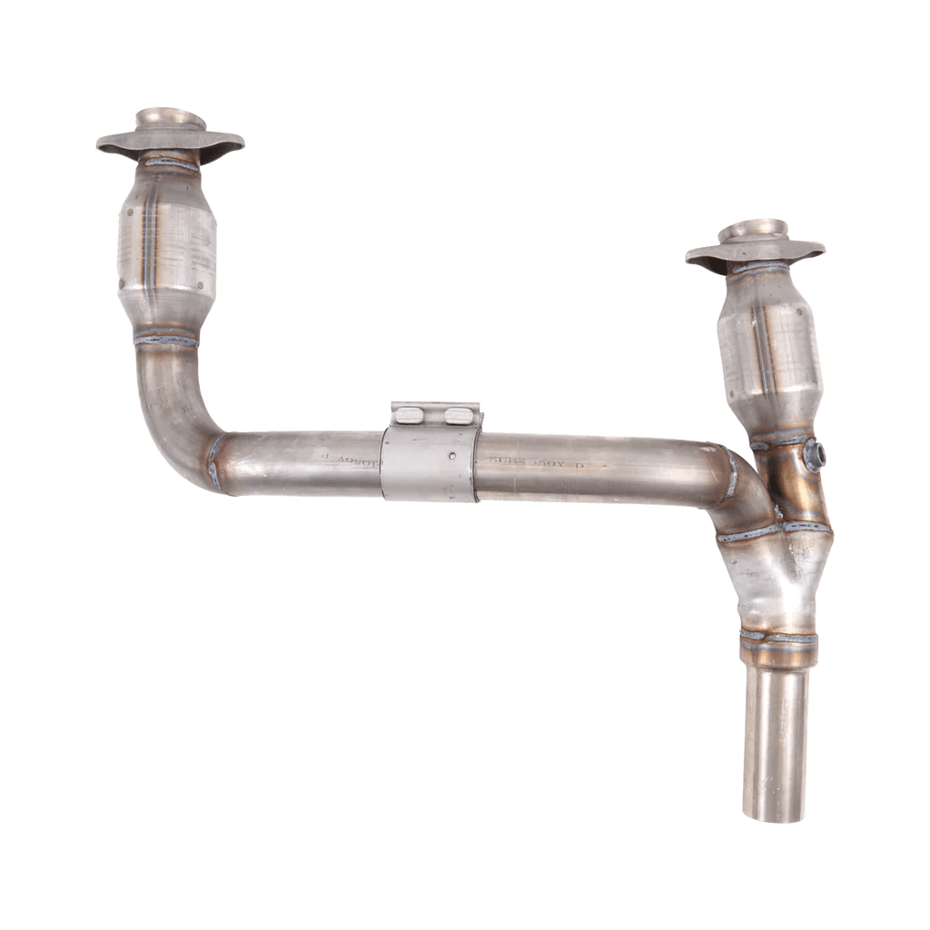 Jeep Wrangler 3.8L 2007-2011 BBK Performance Polished Silver Ceramic Long Tube Headers W/ High Flow Catted Y Pipe 1-5/8" thumbnail 3