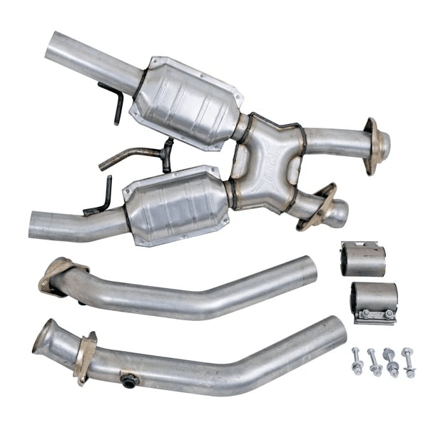 Ford Mustang 5.0L 1986-1993 High Flow Catted X-Pipe 2-1/2" thumbnail 2