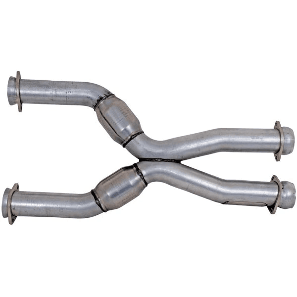 Ford Mustang 5.0L Coyote Swap 1987-2004 High Flow Catted X-Pipe 3" - For Manual Transmission thumbnail 2