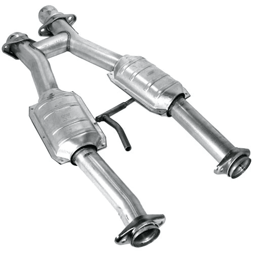 Ford Mustang 1979-1993 5.0L High Flow Catted H-Pipe 2-1/2" - For Manual Transmission thumbnail 2