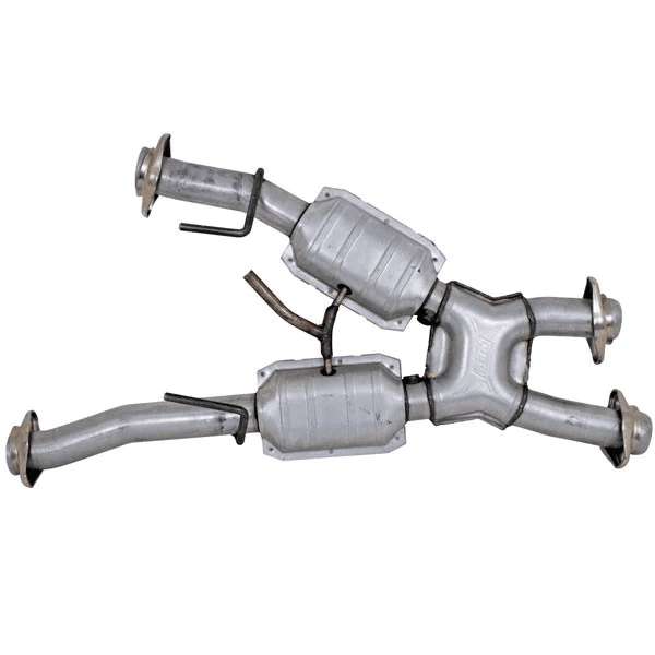 Ford Mustang 5.0L 1979-1993 High Flow Catted X-Pipe 2-1/2" - For Automatic Transmission thumbnail 2