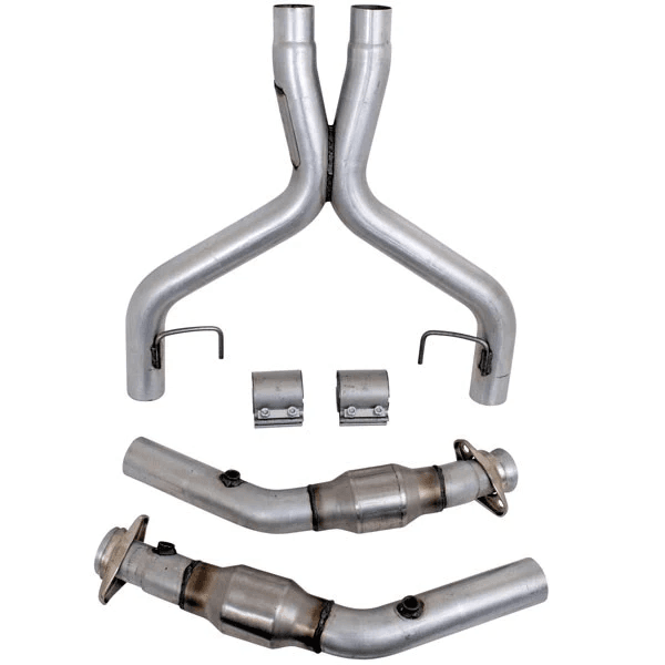 Ford Mustang GT 4.6L 2005-2010 High Flow Catted X-Pipe 2-3/4" thumbnail 2