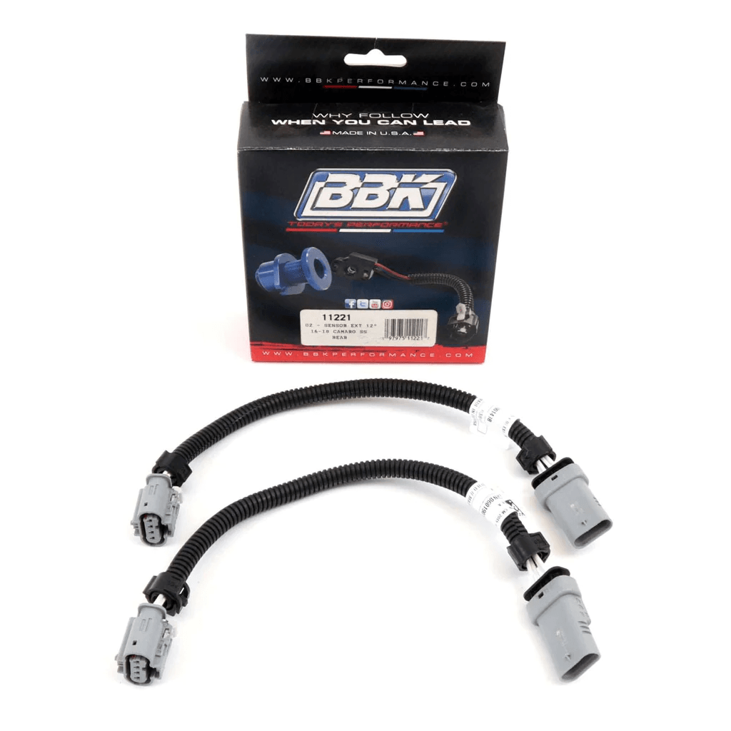 Chevy Camaro 6.2L 2016-2023 Rear O2 Sensor Extensions For Manual Transmissions - 12" Long