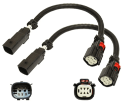 Ford Mustang 5.0L/3.7L 2015-2017 Front O2 Sensor Extensions - 12" Long
