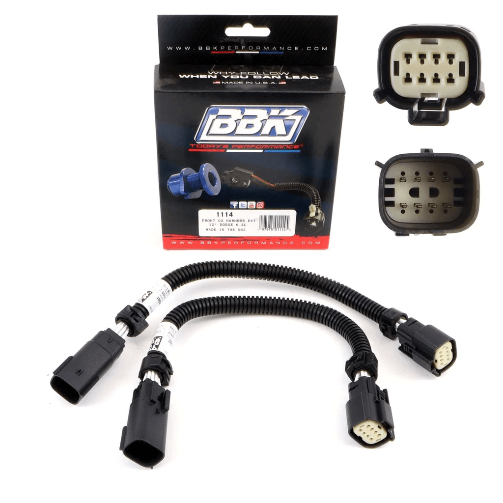 Dodge Hellcat 6.2L 2015-2023 6 Pin O2 Sensor Extensions - 12" Long