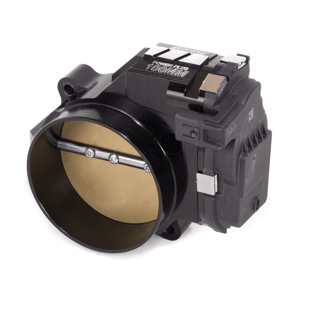 Dodge Hemi Hellcat 6.2L BBK Performance 100MM Black Billet Aluminum Throttle Body thumbnail 2
