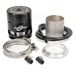 ATI Big Black ProRace Valve With 3" Aluminium Tubing Kit & Mounting Hardware - Open