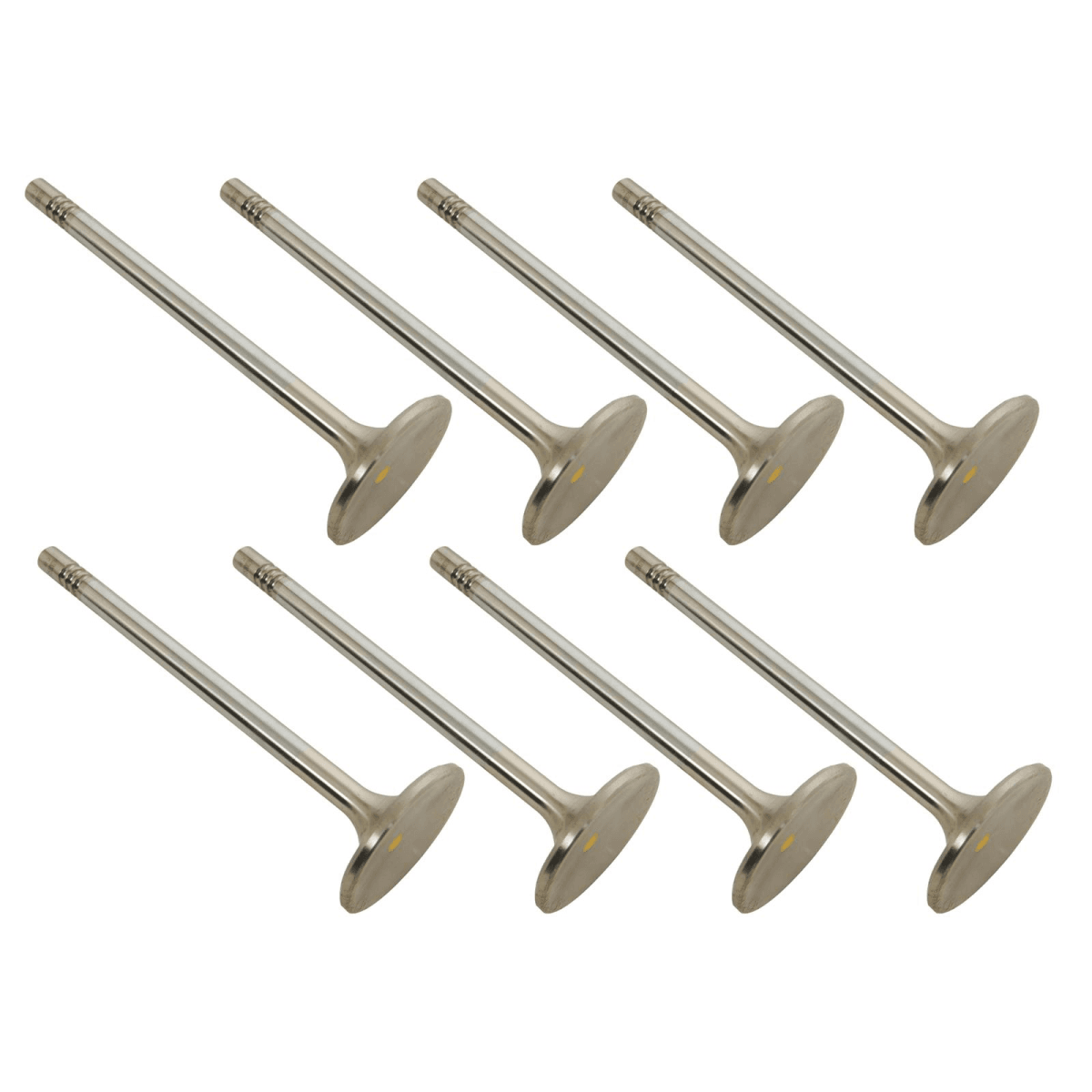 Trickflow SBF 4.6L/5.4L Exhaust Valves 1.450" Dia. / 4.650" Lgth. 14 Deg. Dish For TFS Twisted Wedge & Track Heat Cylinder Head - Set of 8
