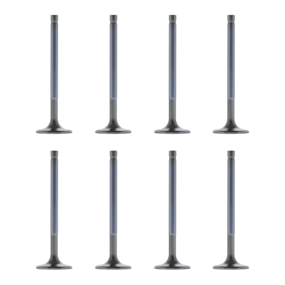 Trickflow SBF Exhaust Valves 1.600" Dia. / 5.160" Lgth. 12 Deg. Dish For TFS High Port Cylinder Head - Set of 8