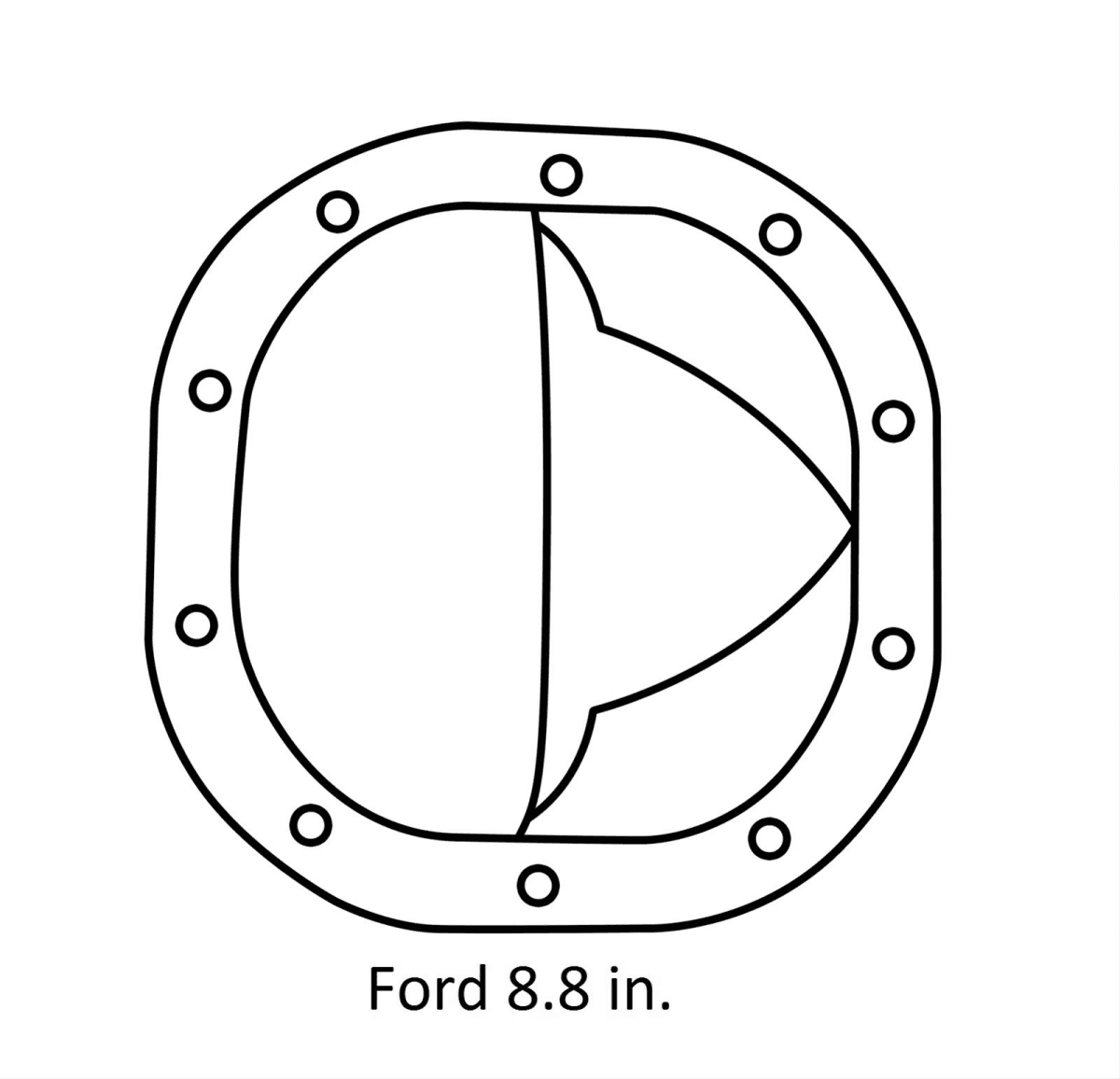 Trickflow Ford 8.8 in. Differential Covers thumbnail 4
