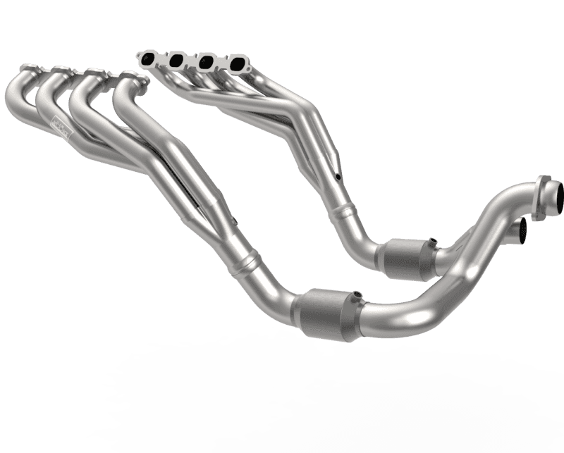 Ford F-250/F-350 Super Duty 7.3L 2020-2023 Kooks Long Tube Headers & High Output Green Catted Connection Pipes 1-7/8" x 3" - Gas
