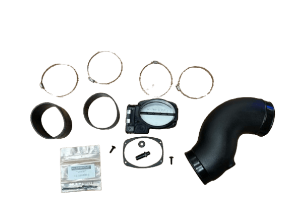 Whipple Ford F150 2018+ Billet 132MM Elliptical Throttle Body (2000CFM) Upgrade Kit thumbnail 2