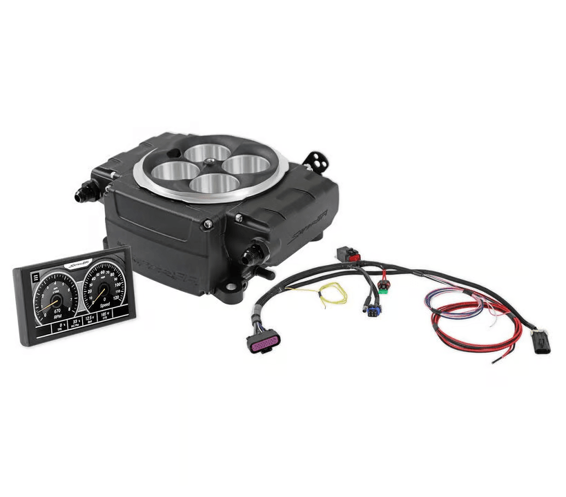 Holley Sniper 2 EFI 4BBL Throttle Body Fuel Injection Kit W/ 5" Handheld - Black