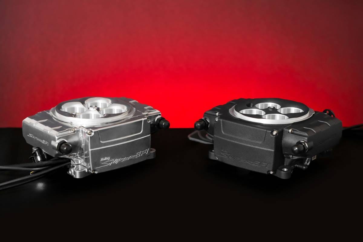 Holley Sniper 2 EFI 4BBL Throttle Body Fuel Injection Kit W/ 5" Handheld & Master Fueling System - Polished thumbnail 7