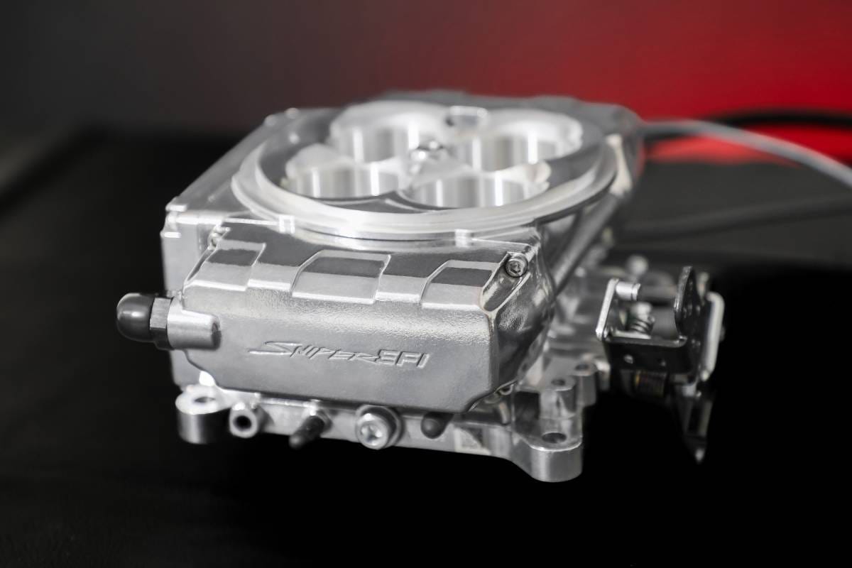 Holley Sniper 2 EFI 4BBL Throttle Body Fuel Injection Kit W/ 5" Handheld & Master Fueling System - Polished thumbnail 3