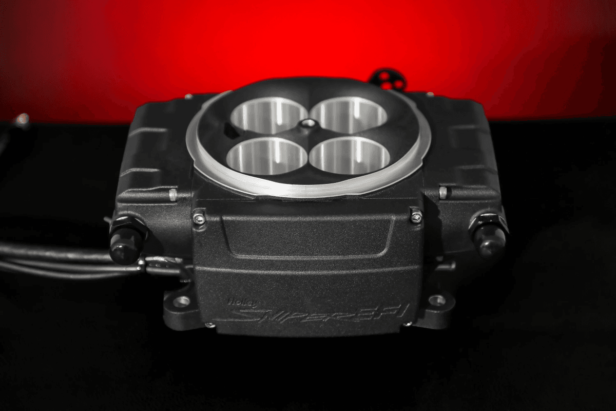 Holley Sniper 2 EFI 4BBL Throttle Body Fuel Injection Kit W/ 5" Handheld, PDM & Master Fuel System - Black thumbnail 3
