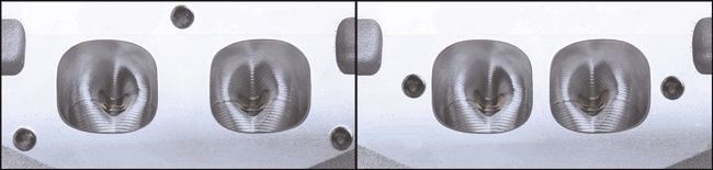 AFR 227cc Eliminator SBC Bare Cylinder Heads, Spread Port, 75cc Chambers, No Parts thumbnail 3
