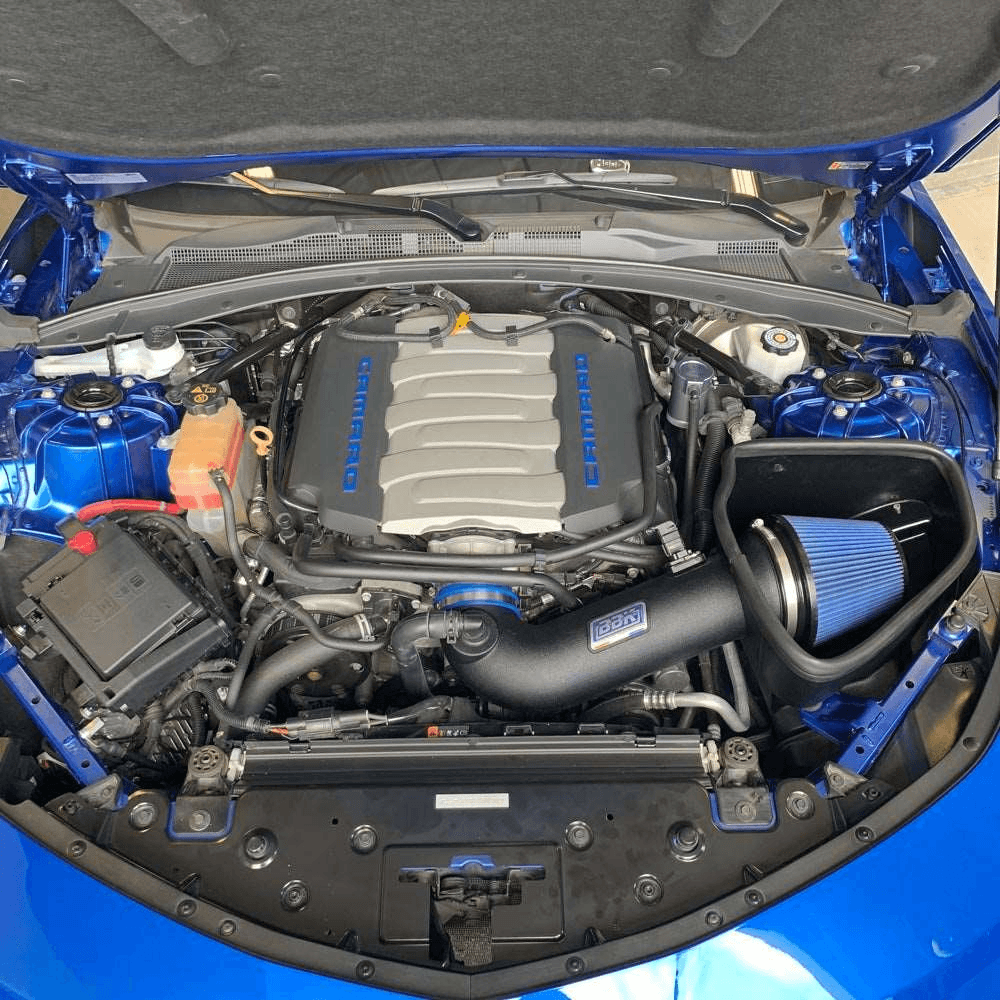 BBK Chevy Camaro SS 6.2L 2016+ Cold Air Intake - Black thumbnail 3