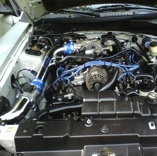 BBK Ford Mustang 5.0L 1996-2004 Cold Air Intake - Chrome  thumbnail 3