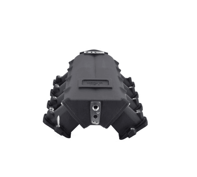 BTR LS Trinity Cast Aluminum Intake Manifold for GM Cathedral Port Heads - Black Finish thumbnail 3