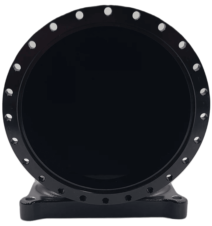 Wilson Manifolds 123MM 4500 Billet Elbow V-Band - Anodized Black thumbnail 3