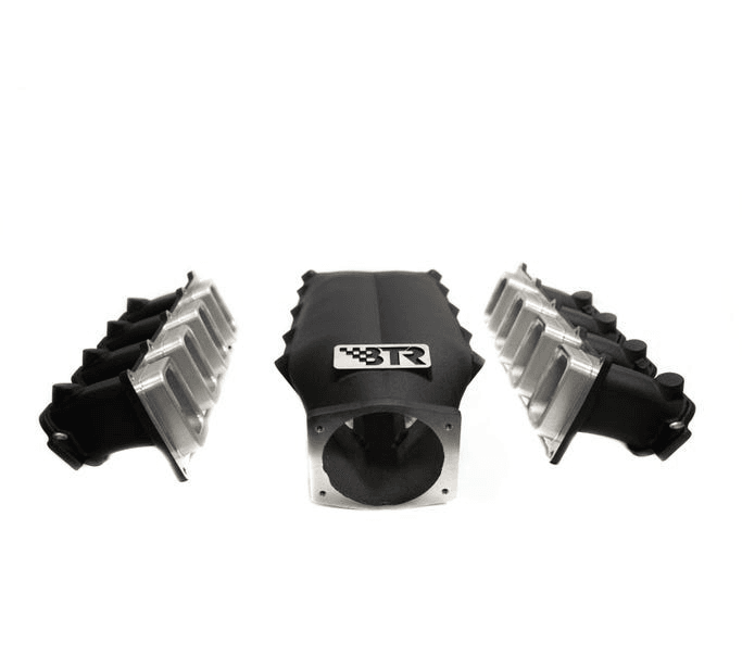 BTR Gen V LT Trinity Cast Aluminum Intake Manifold CNC Runner W/O Injector Holes - Black Finish thumbnail 3