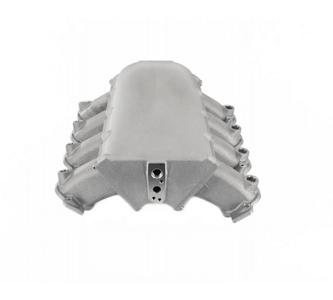 BTR Gen V LT Trinity Cast Aluminum Intake Manifold CNC Runner W/ Injector Holes - Natural Finish thumbnail 2
