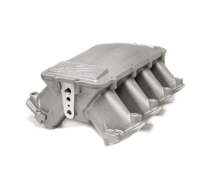 BTR LS Equalizer 1 Cast Aluminum Intake Manifolds for GM Cathedral Port Heads - Natural Finish thumbnail 3