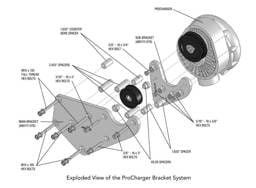 ProCharger 1999-2013 GM Truck Shared Drive Supercharger Parts Kit