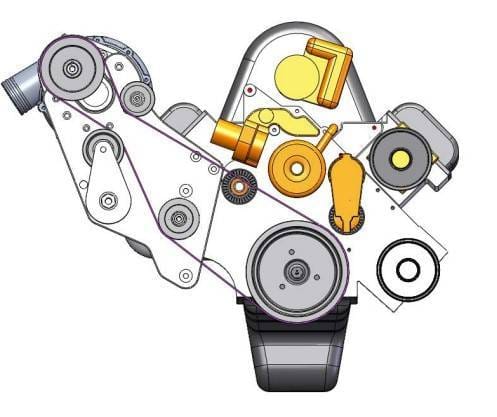ProCharger 2006-10 Jeep Grand Cherokee SRT8 Stage 2 Supercharger Parts Kit thumbnail 2