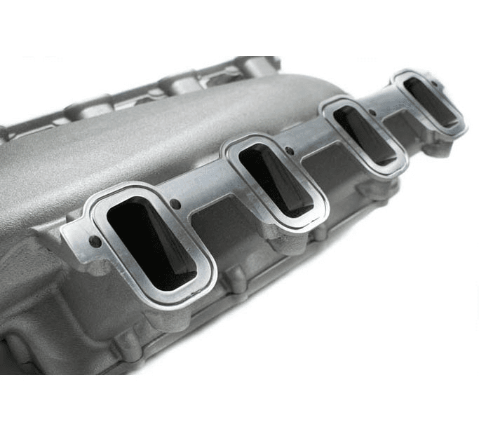 BTR LS Equalizer 3 Cast Aluminum Intake Manifolds for GM Rectangle Port Heads - Black Finish thumbnail 4