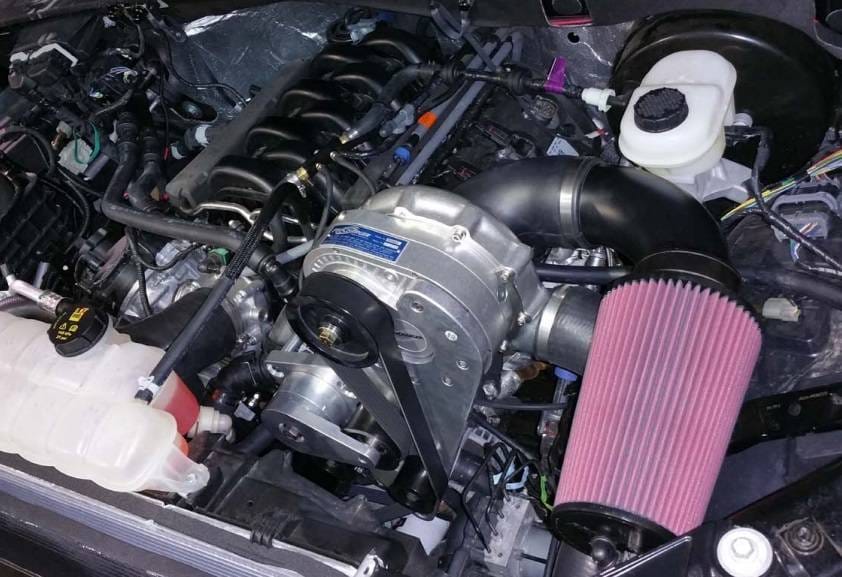 ProCharger Coyote Transplant 8 Rib Supercharger Mounting Bracket thumbnail 2