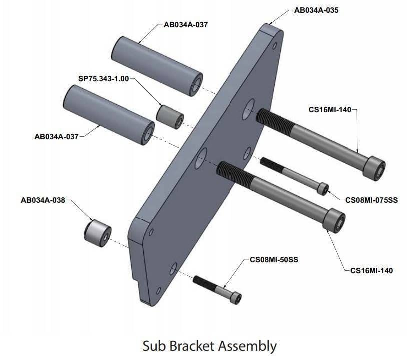 ProCharger 7.3L Godzilla Transplant 8 Rib Supercharger Mounting Bracket thumbnail 2