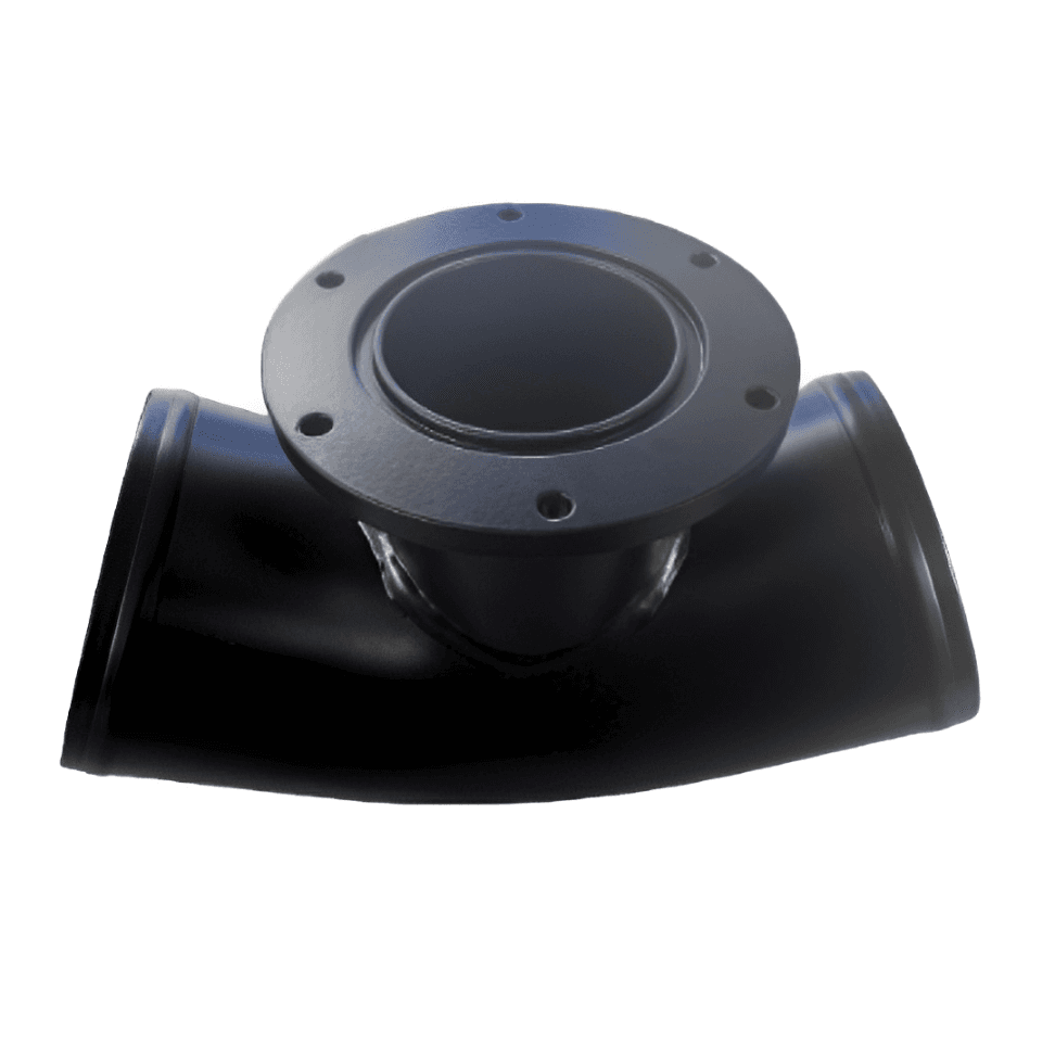 ProCharger 3.5" Curved Steel Air Tube W/ Race Valve Mounting Flange thumbnail 2