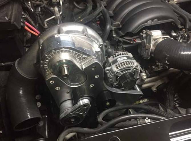 ProCharger 2014-18 GM Truck 8 Rib Stage 2 Supercharger Mounting Bracket thumbnail 2